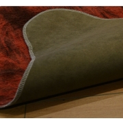 Килим зі штучної шкіри Корова 4мм Homytex бордовий - Фото №5