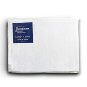 Простирадло на гумці Luxion SoundSleep сатин 140г білий - Фото №3