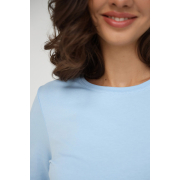 Лонгслів жіночий базовий 23130 German Volf блакитний - Фото №5