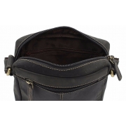 Чоловіча шкіряна сумка-месенджер Visconti S-7 oil brown - Фото №5