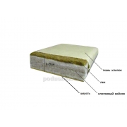 Матрац в ліжечко Lintex зима-літо бавовна кремовий - Фото №3