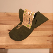 Набір шкарпеток високих конопляних 3 пари Ukono олива - Фото №4