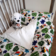 Комплект постільної білизни в ліжечко Jungle SoundSleep муслін - Фото №4