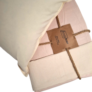 Комплект постільної білизни SoundSleep Stonewash Doble Pink Milk рожево-молочний - Фото №7