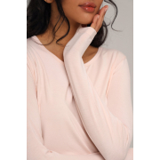 Лонгслів жіночий German Volf 25140 кремовий - Фото №4