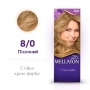 Крем-фарба для волосся стійка Wellaton 8.0 Пісочний - Фото №3