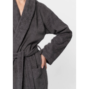 Халат махровый Basic Line antrasit Lotus Home - Фото №5