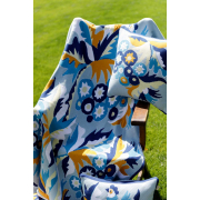 Плед в'язаний Самчиківські мотиви Спадщина Прованс - Фото №6