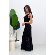 Сукня в'язана довга ажурна Art Knit чорна - Фото №3