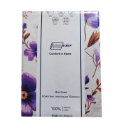 Комплект постільної білизни бавовняний Blue Bloom SoundSleep ранфорс - Фото №3