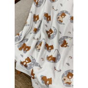 Плед дитячий в'язаний Тедді на місяці Прованс - Фото №3