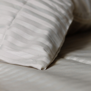 Комплект постільної білизни Stripe Sense Beige SoundSleep сатин-страйп Туреччина бежевий - Фото №8