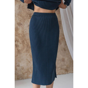 Спідниця в'язана Katrin new Art Knit синій джинс - Фото №7