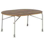 Стіл розкладний кемпінговий 130x90 см Feather Oval Brown 1404466 Bo-Camp DAS302107 - Фото №4