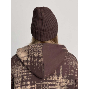 Шапка в'язана Cotton Art Knit шоколад - Фото №4