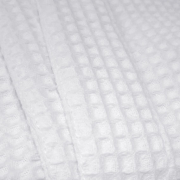 Халат вафельний кімоно Wariet SoundSleep білий короткий - Фото №9