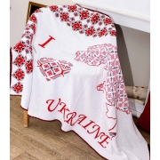 Плед вязаный Вышиванка Прованс - Фото №3