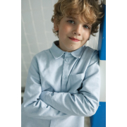 Рубашка РБ196 фланель Бемби A00-светло-голубой - Фото №12