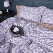 Постільна білизна 00-4 Geometry Beige поплін MirSon - Фото №4