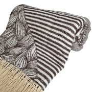 Плед бавовняний Abstract SoundSleep шоколад - Фото №7