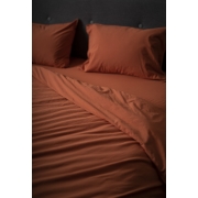 Комплект постільної білизни SoundSleep Stonewash orange цегляний - Фото №5