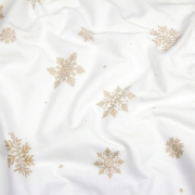 Підковдра Snowflakes Gold фланель Cosas - Фото №5