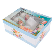 Порцеляновий чайний набір 4 предмети 250мл Lefard 165-316 - Фото №6