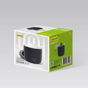 Сахарница Line work Maestro MR-20006-09 с ложкой - Фото №5