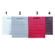 Пакет паперовий із тисненням 26х32х15 см Елегантний 282251 - Фото №3