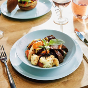 Тарілка обідня 25 см Diwali Paradise Blue Luminarc V5720 - Фото №3