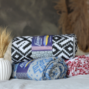 Плед бавовняний сірий SoundSleep Код Незламної Нації - Фото №10