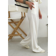 Штани в'язані Jolie Art Knit молочні - Фото №4