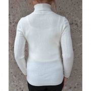 Гольф для девочки Pretty Art Knit молочный - Фото №4