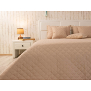 Покривало декоративне двостороннє Velour beige Ромб Руно - Фото №7