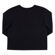 Лонгслив для девочки ФТ15 супрем Бемби YX0-черный - Фото №3