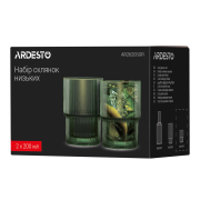 Набір склянок низьких 2х200 мл Ardesto AR2620SGR зелений - Фото №4