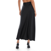 Спідниця довга шовкова 25038 German Volf чорний - Фото №6