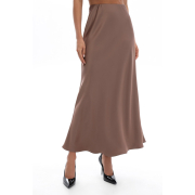 Спідниця довга шовкова 25040 German Volf мокко - Фото №4