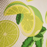 Рушник вафельний кухонний Lime Fresh SoundSleep білий - Фото №3