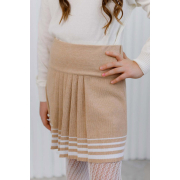 Юбка для девочки Герда Art Knit бежевый - Фото №4