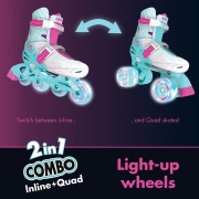 Роликові ковзани 30-33 Combo Skates Neon NT09T4 бірюзові - Фото №3