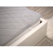 Наматрацник антиалергенний Grey White Руно з гумками по кутах - Фото №3