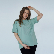 Футболка для годування Мамин Дом 24303 ментолова - Фото №3