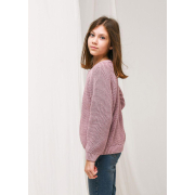 Джемпер для девочки Mari Art Knit розовый - Фото №3