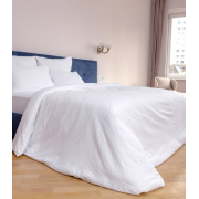 Комплект постільної білизни Stripe SoundSleep сатин-страйп бавовна 100% білий - Фото №10