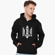 Худі чоловічий Несломлені MobiPrint 9225-3792 чорний - Фото №3