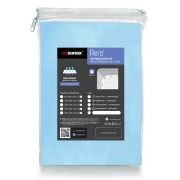 Простирадло на гумці сатинова Aero Ocean Blue Sonex - Фото №3