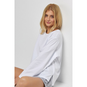 Лонгслів жіночий Basic LKK 07/16/01 білий - Фото №3