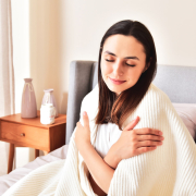 Плед-покрывало Adina Ideia молочный - Фото №3