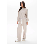 Світшот жіночий Cotton Fleece German Volf 25145 кремовий - Фото №5